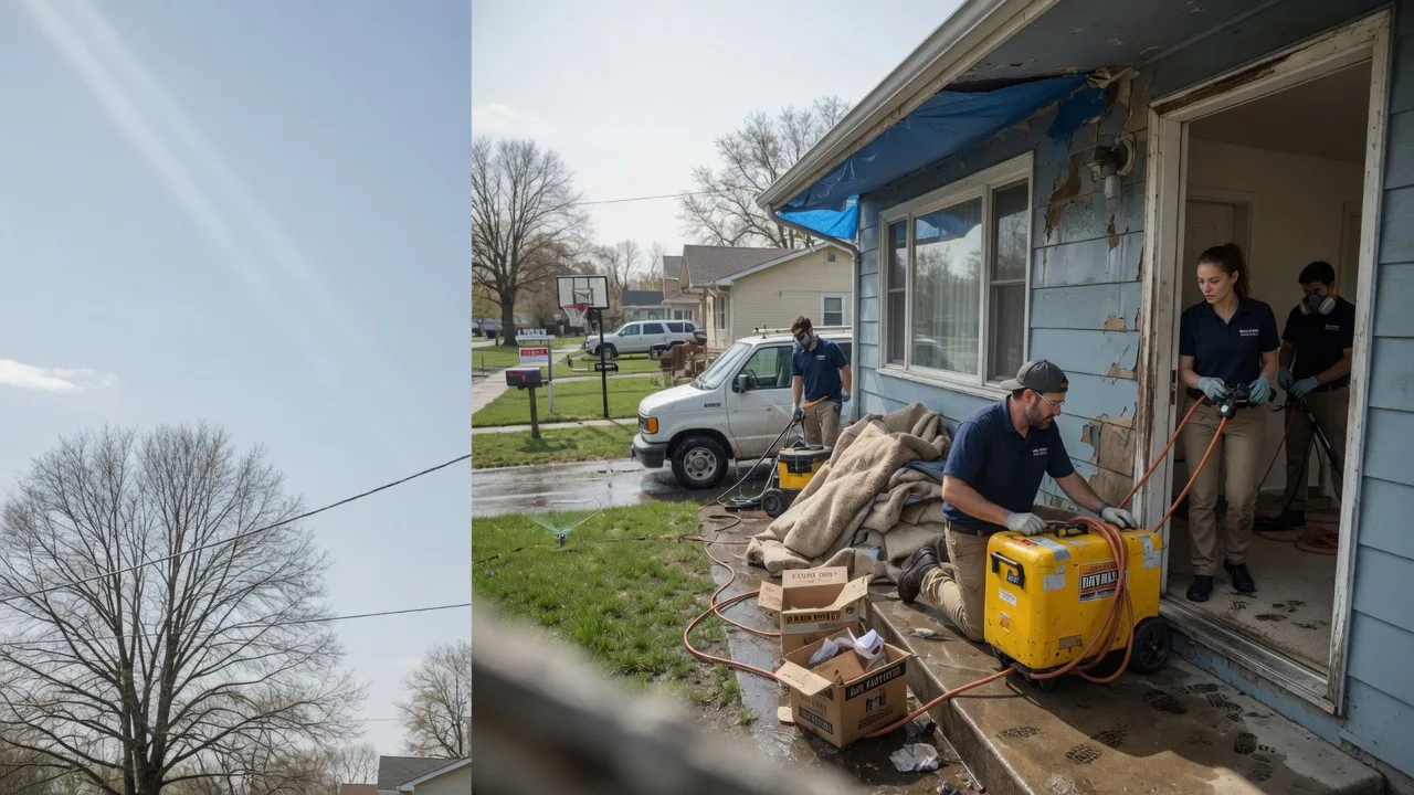 Basement Flood Cleanup in Colmar, PA near me